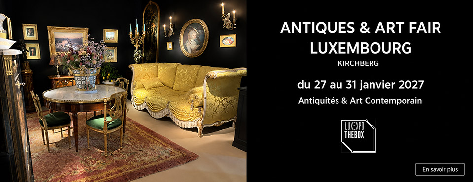 Antiques & Art Fair Luxembourg 2027 à Kirchberg – bannière du salon