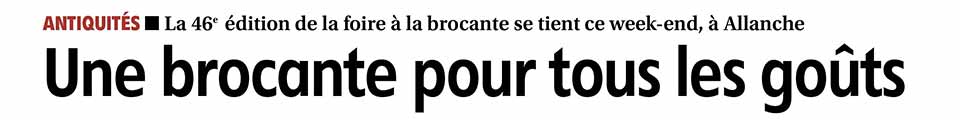 protocol antiquités brocante Allanche journal La Montagne 6 août 2022