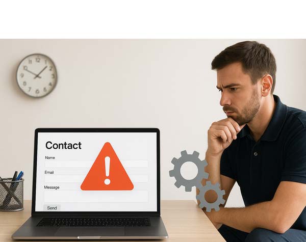 Incident formulaire de contact