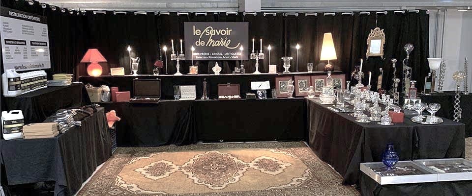 Le Savoir de Marie au salon Européen de l'antiquités et de la brocante de Strasbourg en novembre 2022
